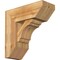 Ekena Millwork Olympic Slat Rough Sawn Bracket w/ Offset Brace, Western Red Cedar, 8"W x 20"D x 20"H BKT0806X20X20OLY06RWR - alternate 1